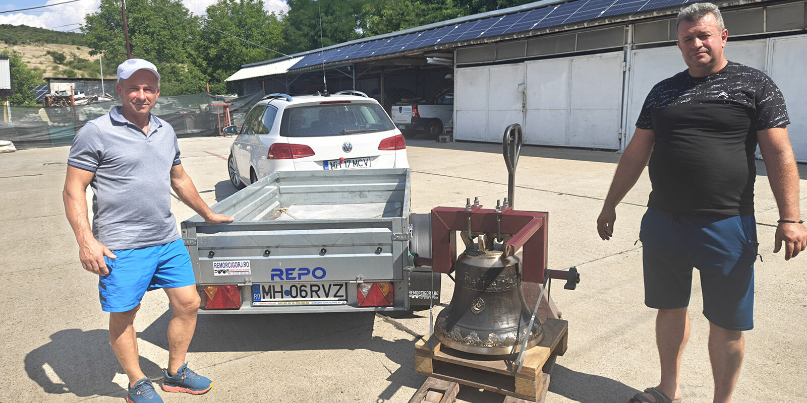 Clopot realizat pentru Parohia Dălbocita – clopot 120 Kg 2