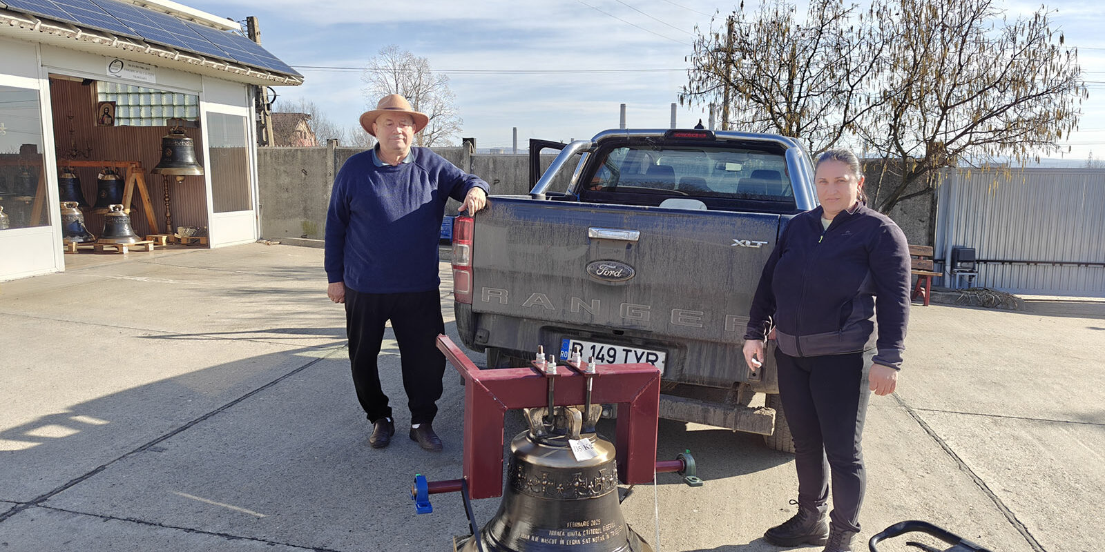 Clopote realizate din dorința de a dărui – Clopot 135 Kg donatie 1