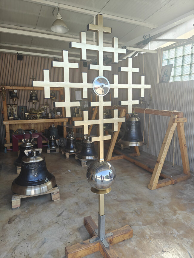 Cruce paraclis din inox realizată integral de Turbonef – 2